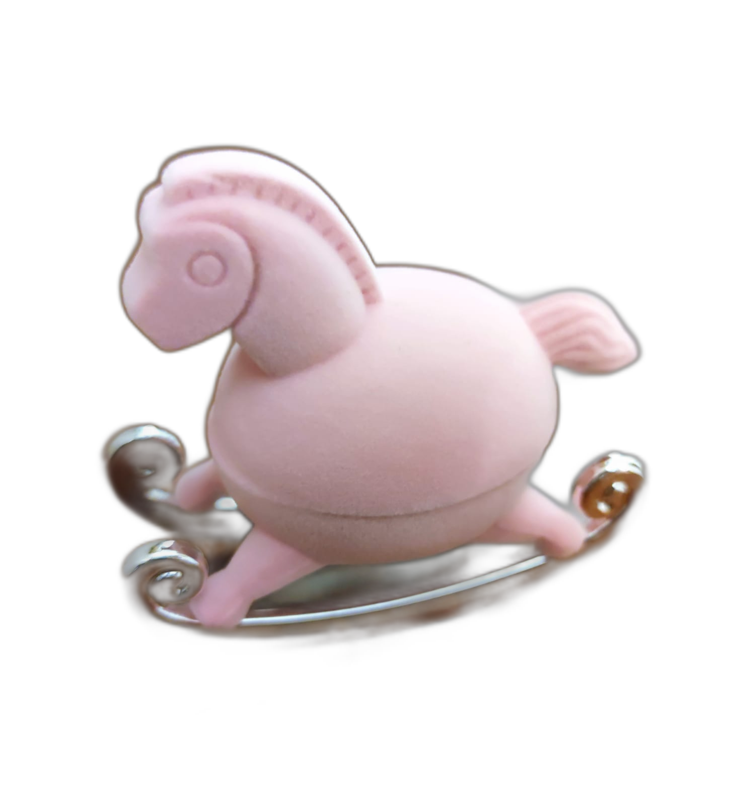 Escuche Caballito terciopelo rosa para Joyería